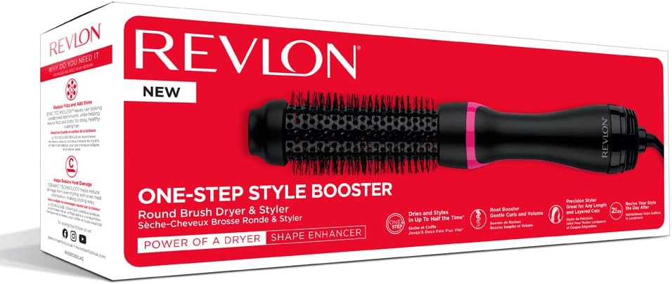 Revlon One Step Style Booster, Dryer & Styler. Reduces Frizz and adds shine (OPEN-BOX) Revlon One Step Style Booster, Dryer & Styler. Reduces Frizz and adds shine (OPEN-BOX)